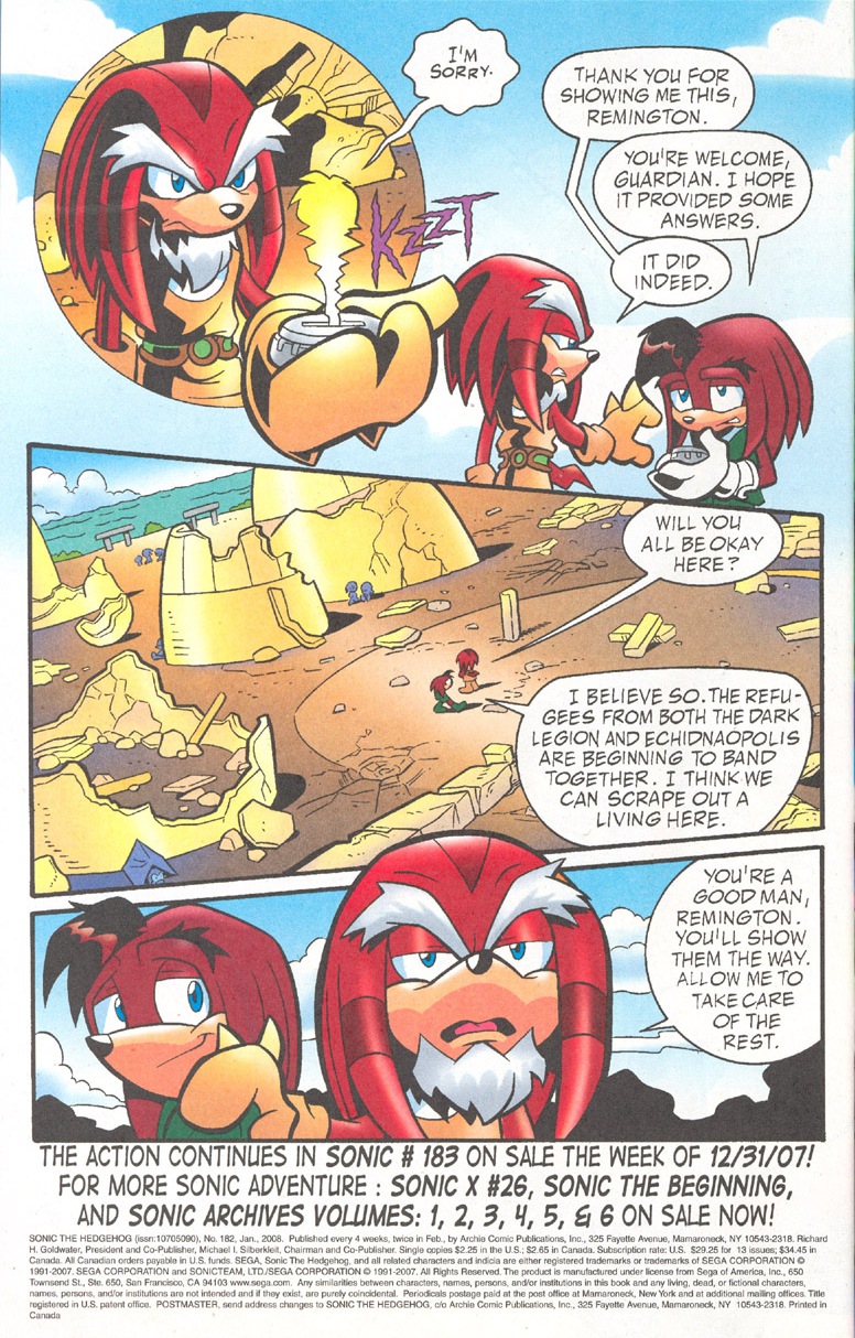 Read online Sonic The Hedgehog comic -  Issue #182 - 23