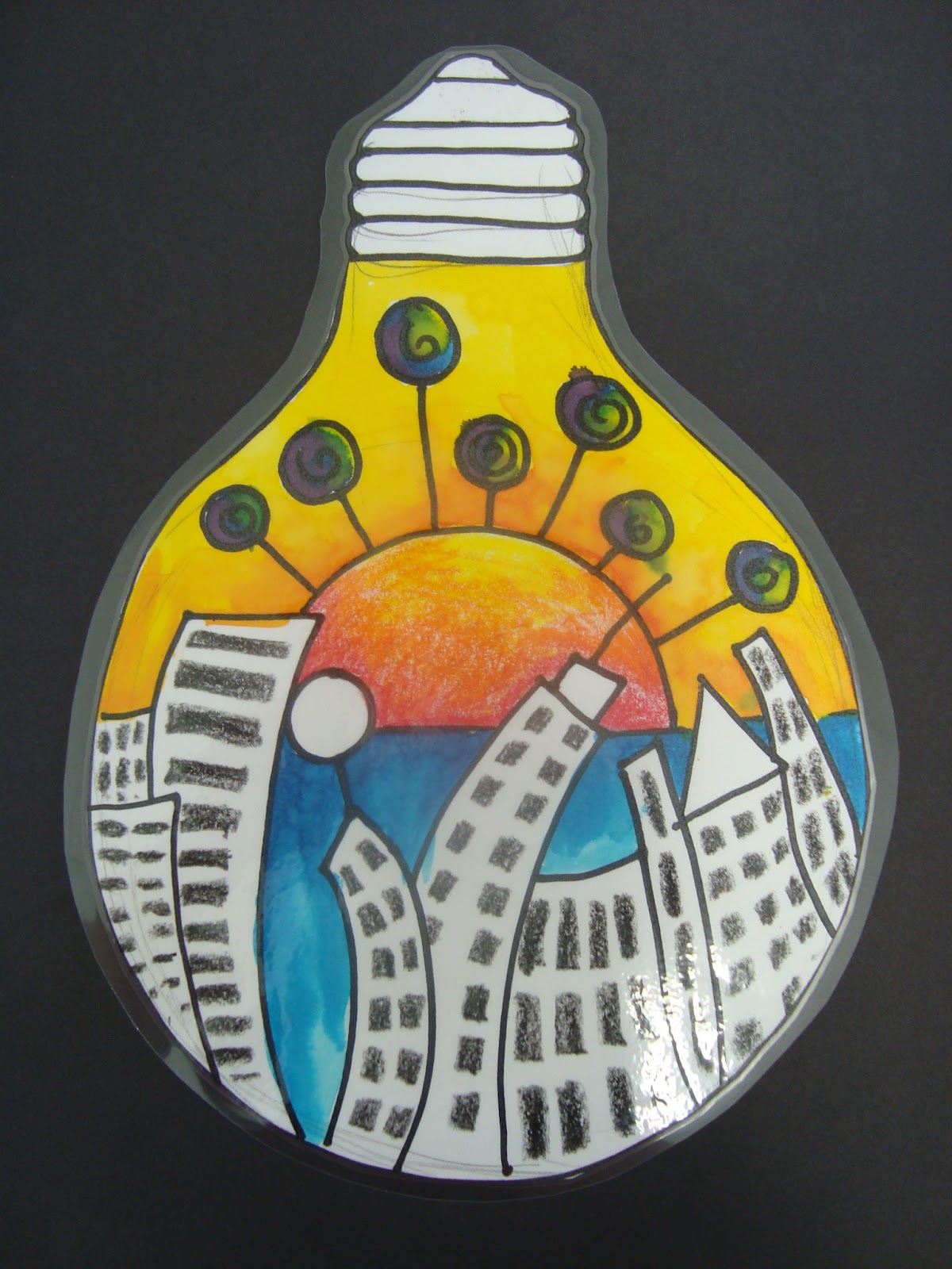 Once upon an Art Room: World in A Lightglobe