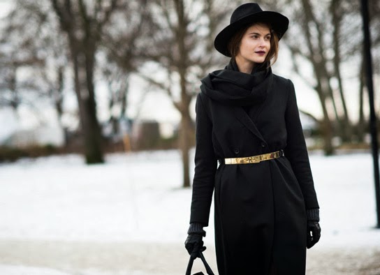 An All Black Winter Outfit