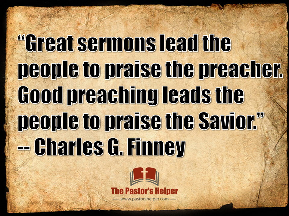 TRUSTWORTHY SAYINGS Trusting God I preach a good sermon today!