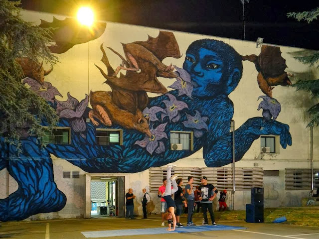 Street Art Collaboration By Ericailcane and Bastardilla For Festival Filosofia In Modena, Italy. 7
