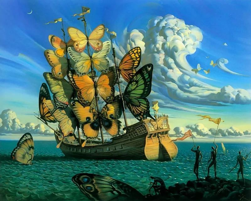 Vladimir Kush 1965 | Russian Surrealist painter | The Metaphorical Realism