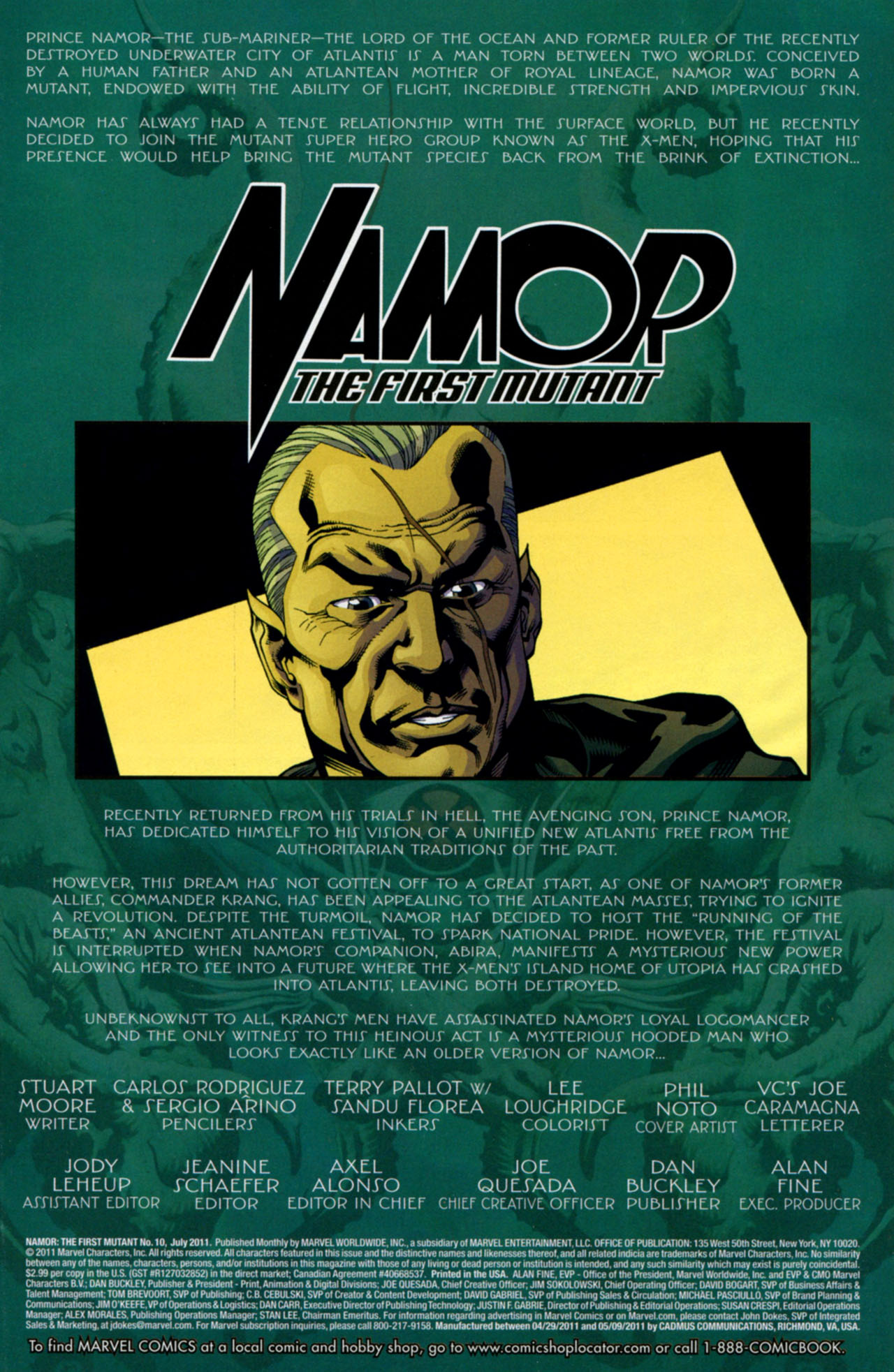 Read online Namor: The First Mutant comic -  Issue #10 - 2