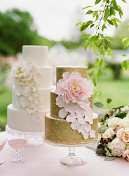 cakes ana cake gold blush parzych hamptons garden shoot lush pastels florals bridal fresh secret ct inspiration wellwed feature editorial