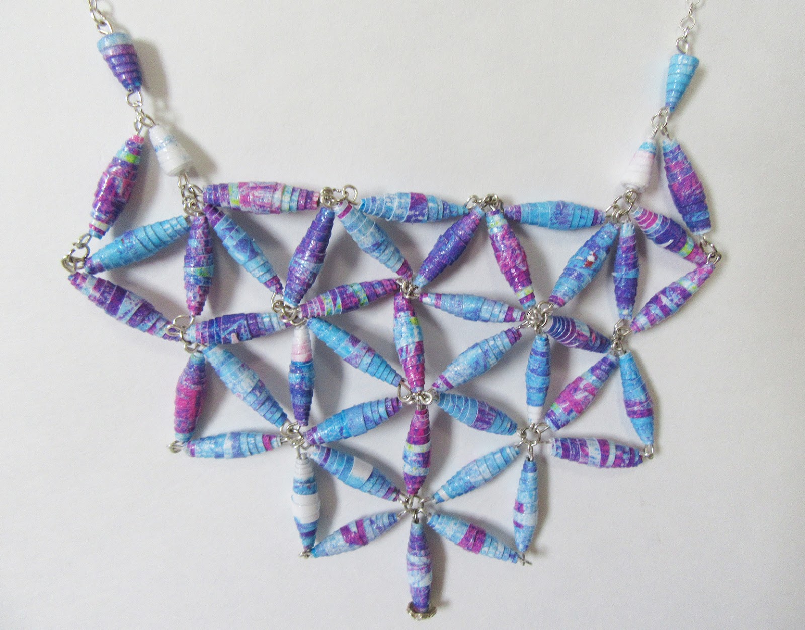 Printing with Gelli Arts® Wearable Art Paper Beads made from Gelli