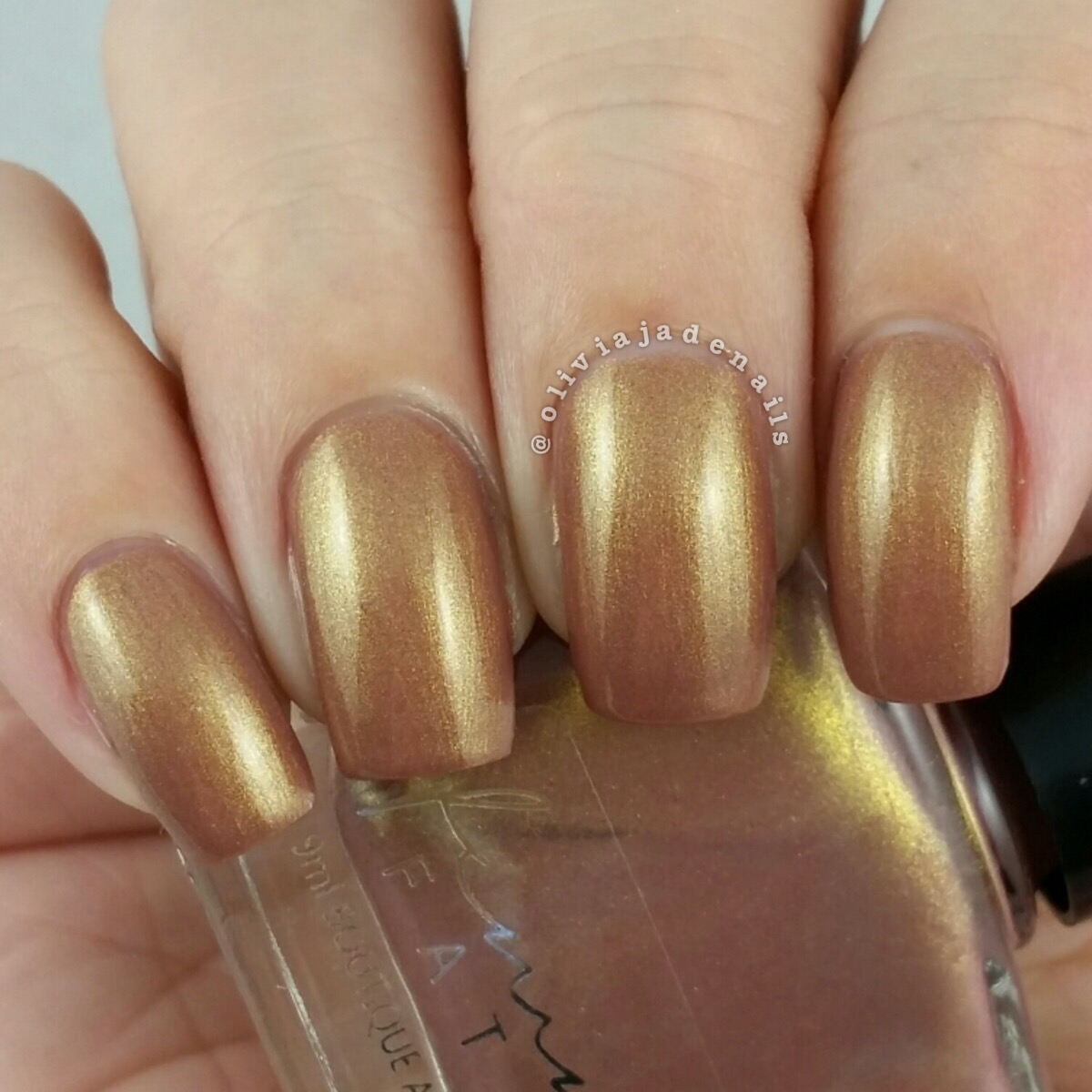 Femme Fatale Cosmetics Belle swatched by Olivia Jade Nails