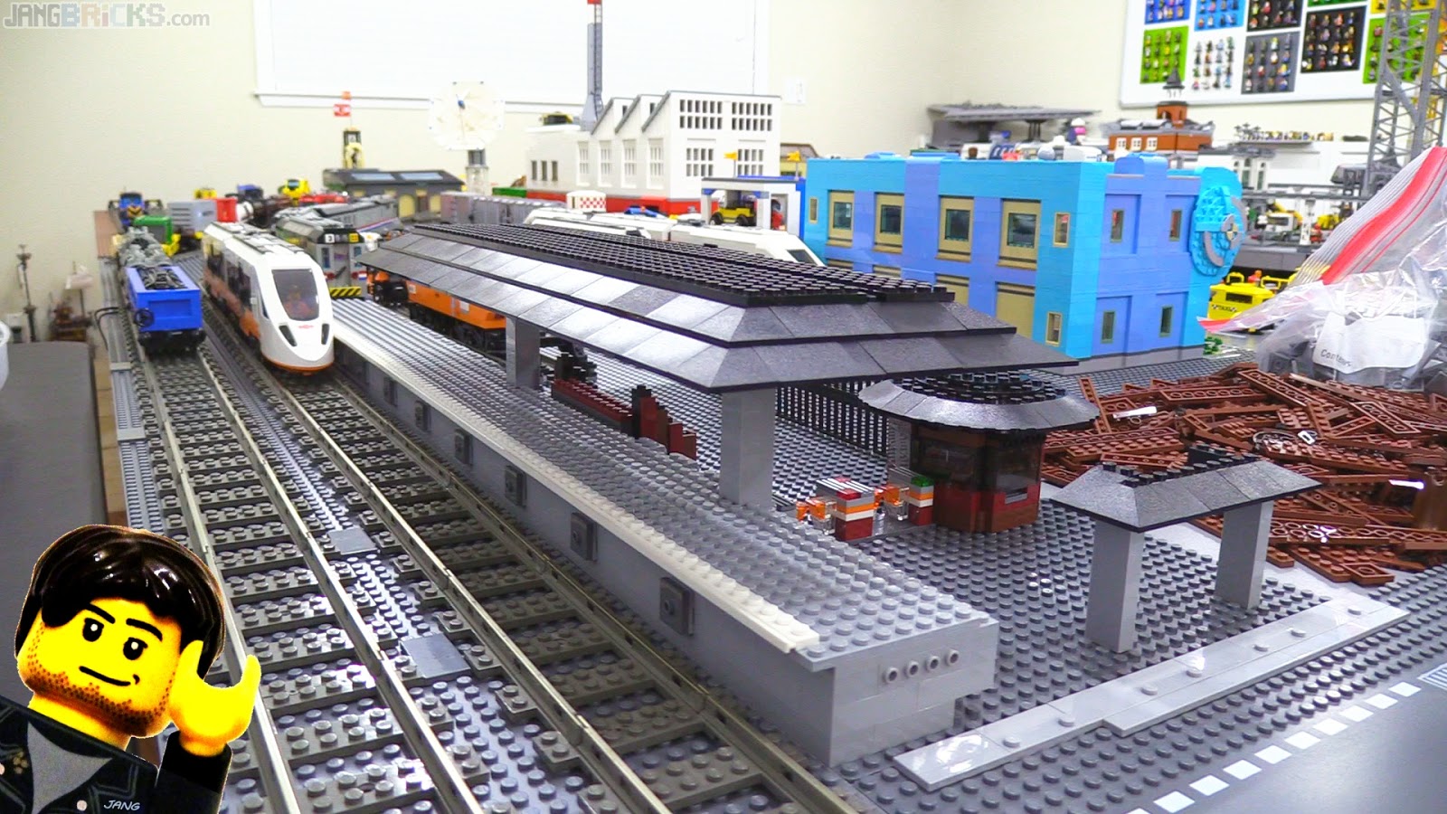 lego city train video