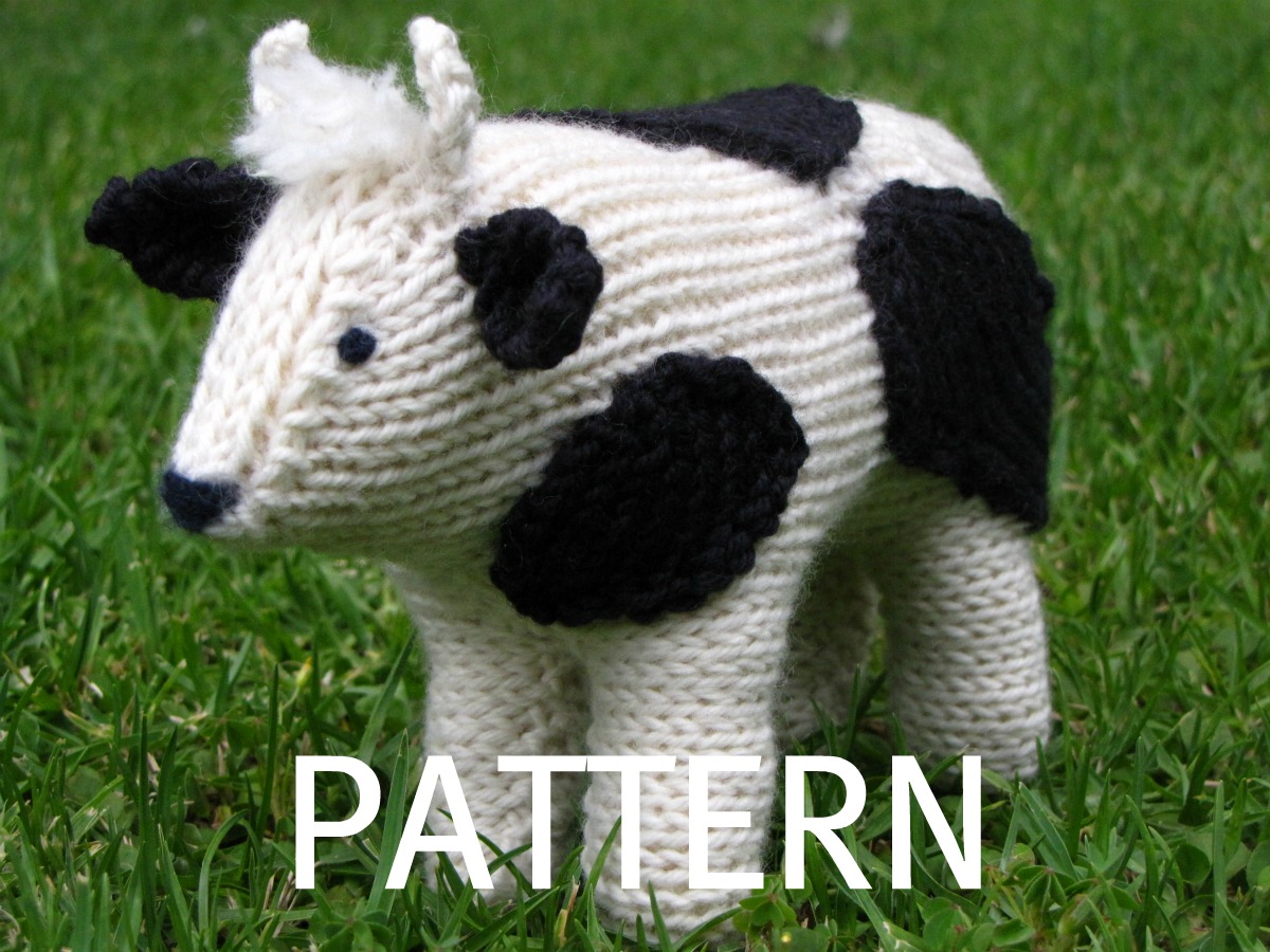Clover, the Farmyard Cow Knitting Pattern & Giveaway Natural Suburbia