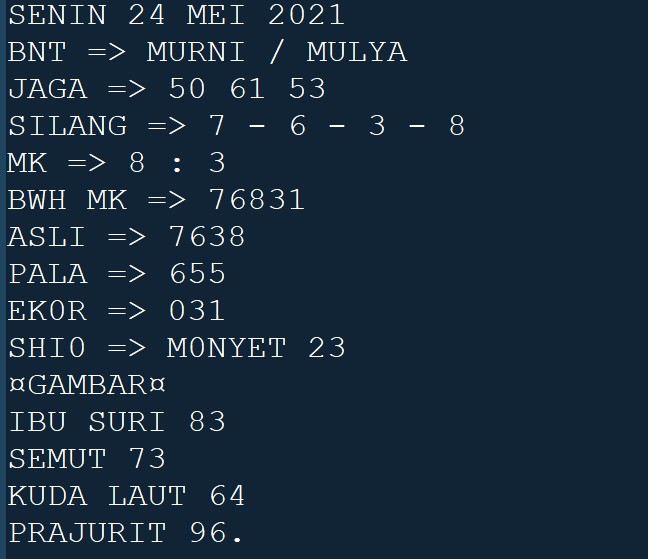Syair Sgp Hari Ini Senin 24 Mei 2021 Opesia Official Syair Sgp Hari Ini Senin 24 Mei 2021 Opesia Official
