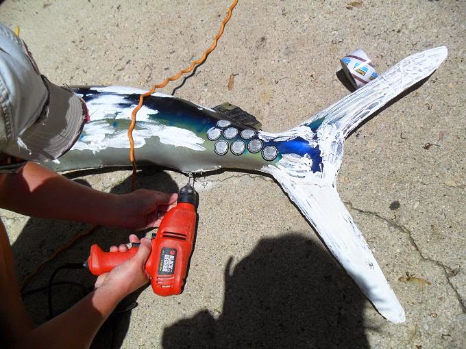 town and prairie Repairing a Taxidermy Fish and Vote for a Color