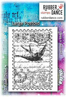  Rubber dance postoid stamp