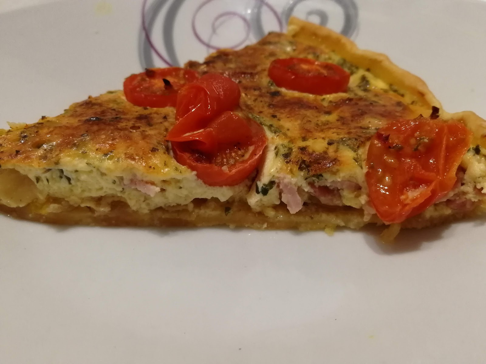 Quiche au Jambon et Tomates Cerises