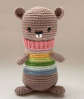 PATRON GRATIS MARMOTA AMIGURUMI 38429