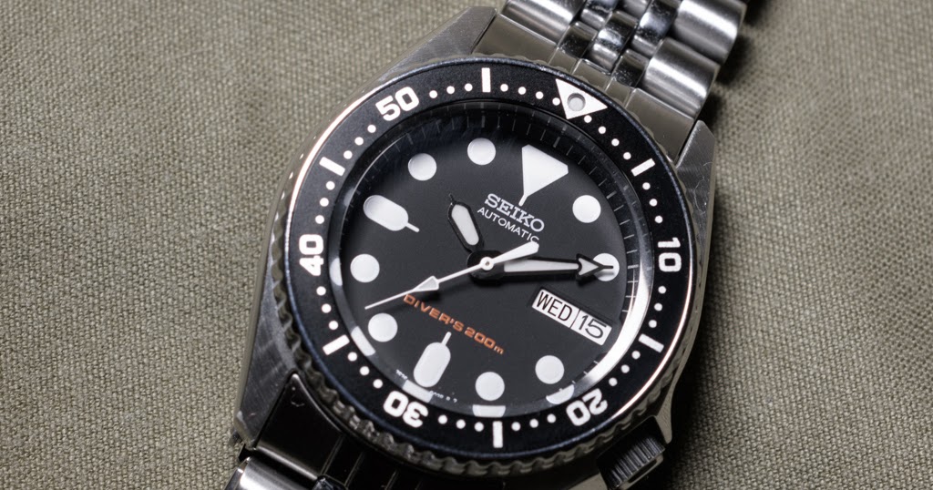 セイコーダイバー ブラックボーイ ボーイズサイズ skx013 - 腕時計