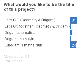 Lets GO! (Geometry & Origami): December 2015