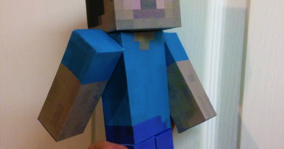 Bonecos do Minecraft de Papel: Como Fazer - Artesanato Passo a