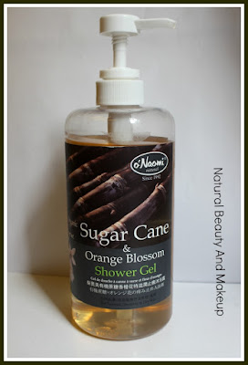 o’Naomi Organic Sugar Cane & Orange Blossom  Shower Gel Review on Natural Beauty And Makeup Blog