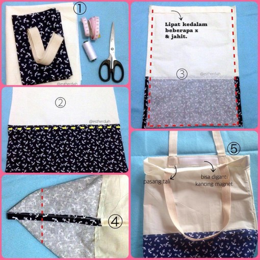 Tote BAG Kain Perca Try to Create by Yourself!