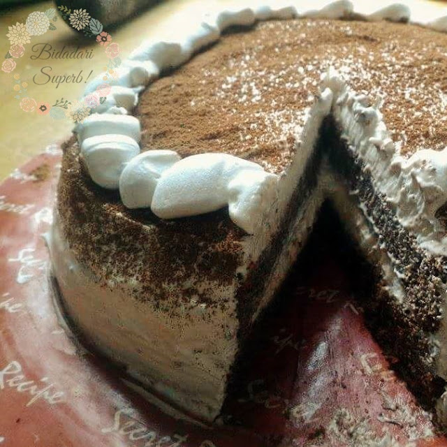 Resepi Tiramisu (Kek Coklat Chiffon + CreamCheese)