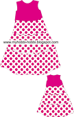 Dress anak/ Ruffle