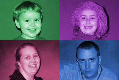 Warhol inspired Family Portrait of A Mothers Ramblings
