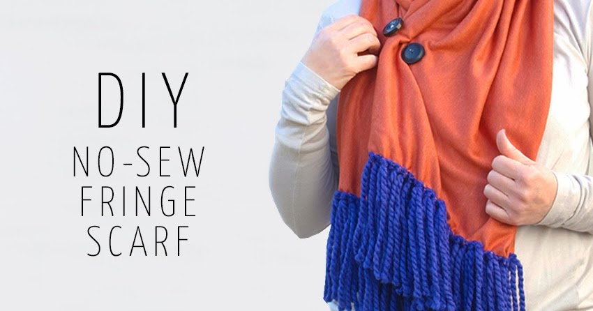 how do you make fringe for a scarf