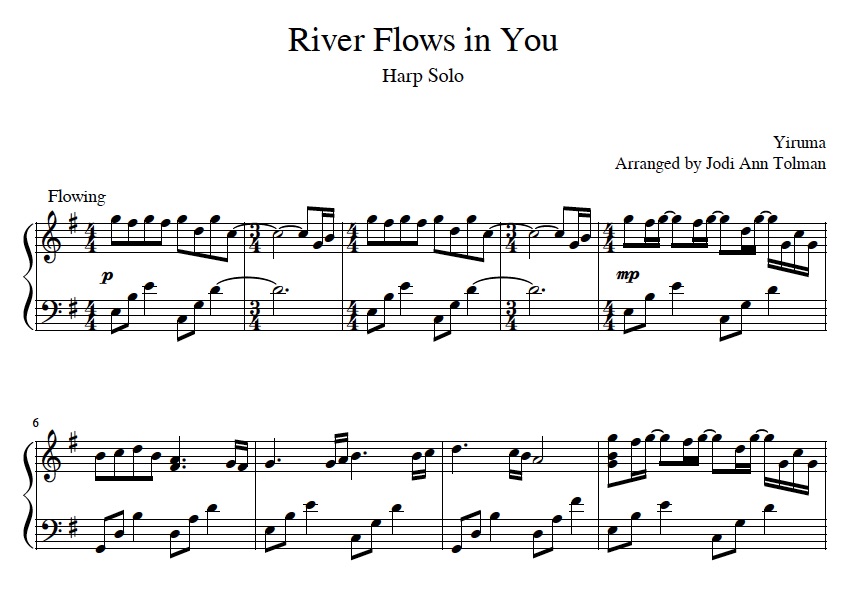 Песня без слов соло. River Flowers in you Ноты для фортепиано. Yiruma River Flows Ноты. River Flows in you табы для фортепиано. Ноты Ривер флоус для фортепиано ин.