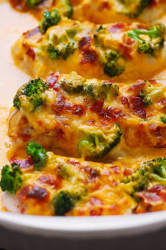 BAKED RANCH CHICKEN WITH BROCCOLI AND BACON BAKED RANCH CHICKEN WITH BROCCOLI AND BACON