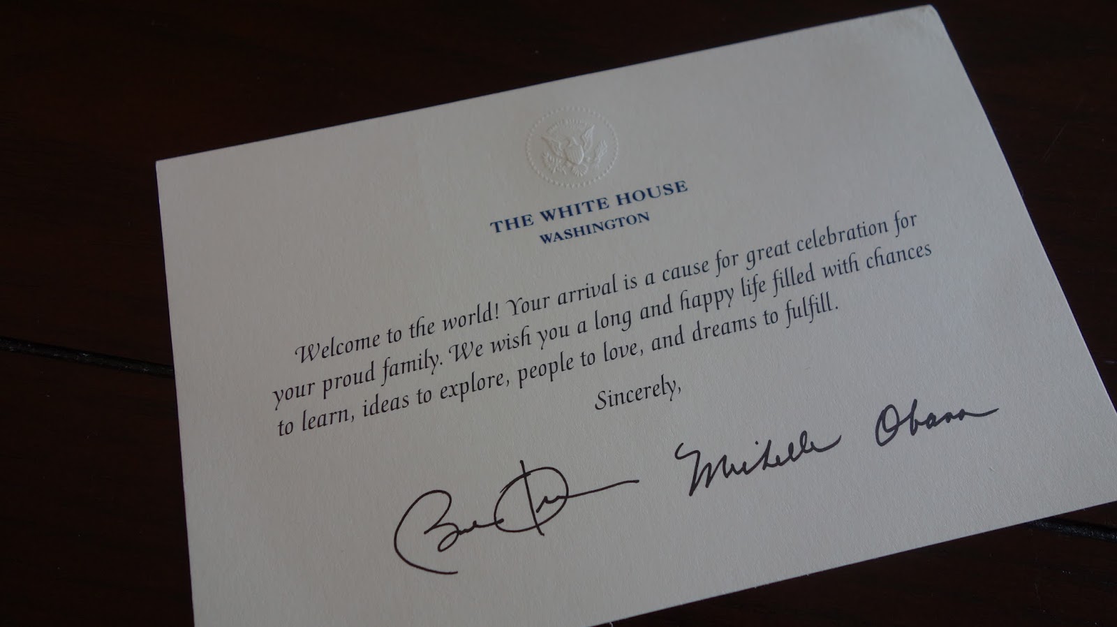 Birthday Greeting From President 二人部屋あいてますか