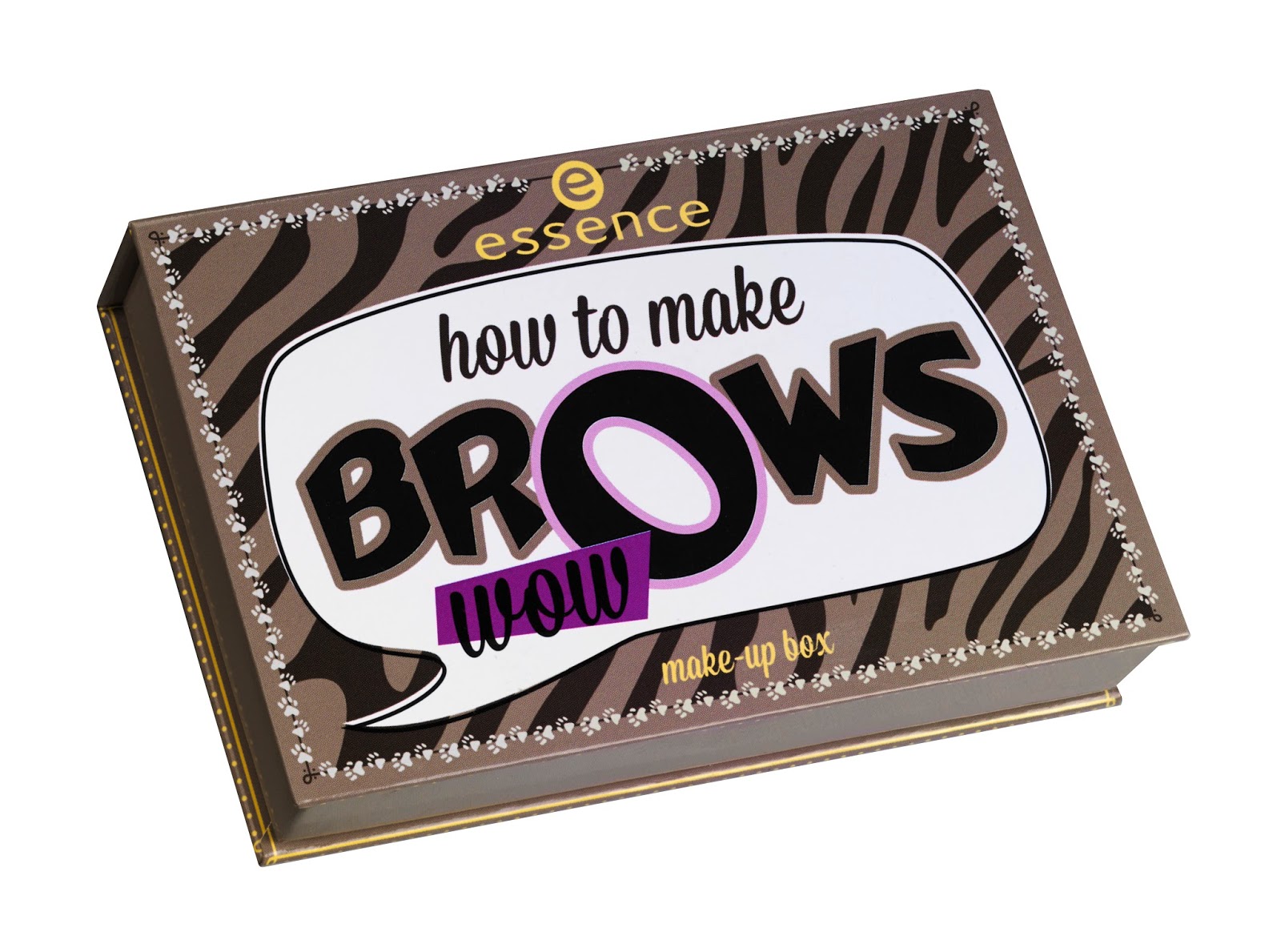 Essence how to make brows wow make-up box