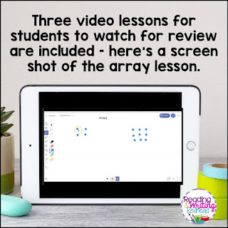 Back to School Math Review - Digital! video review lessons