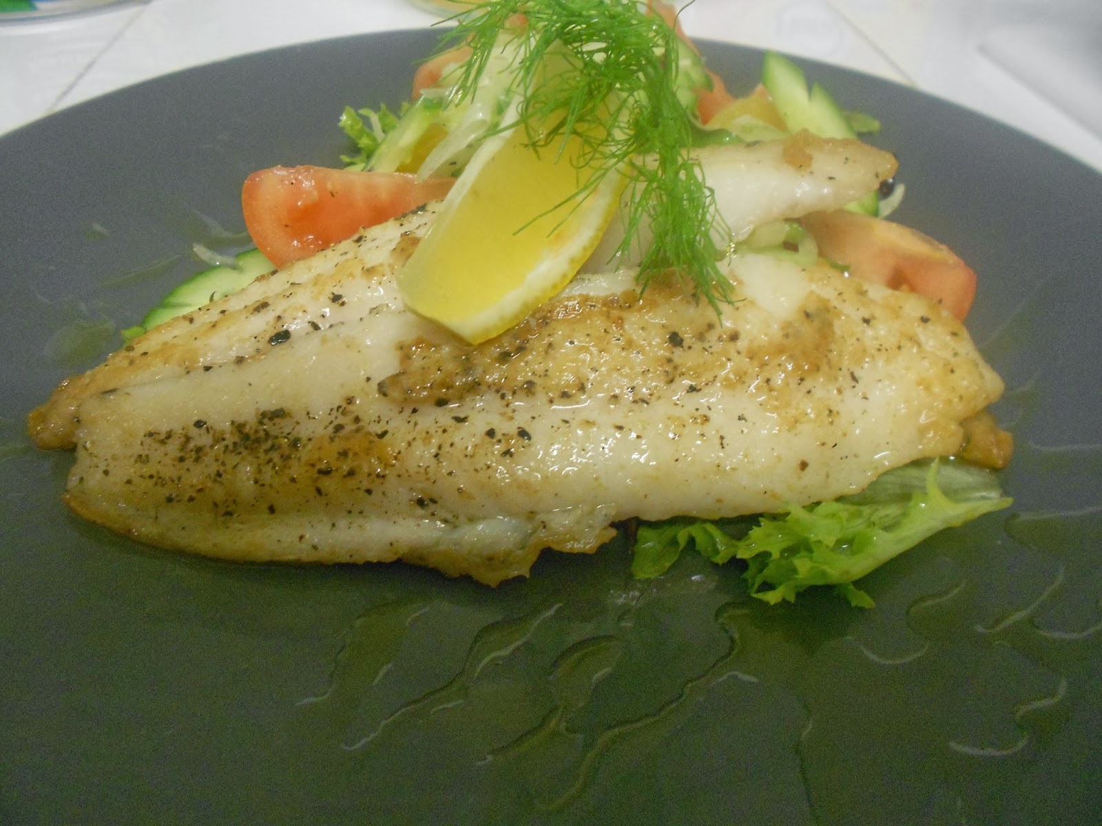 Mauritian modern delish and recipe Fish fennel salad
