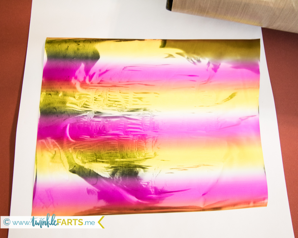 twinklefarts silhouette sunday using your heat press to foil on PAPER?!