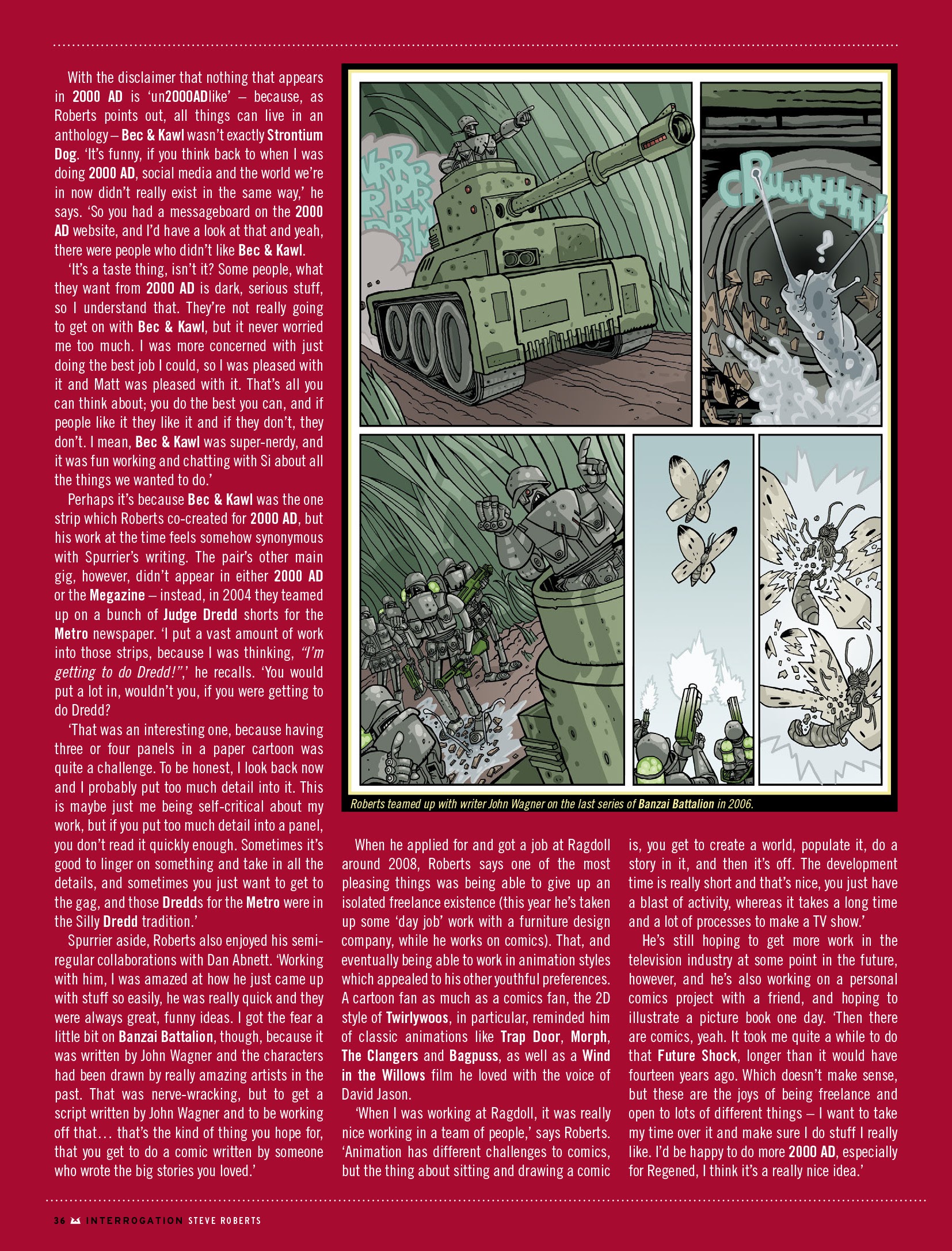Read online Judge Dredd Megazine (Vol. 5) comic -  Issue #435 - 36