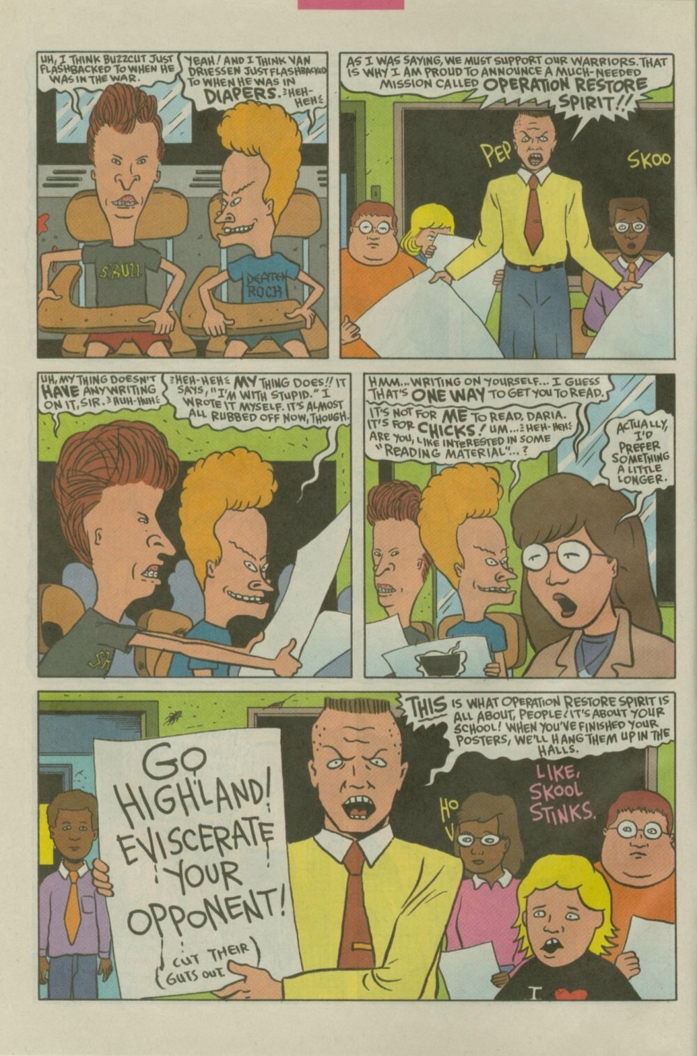 Read online Beavis and Butt-Head comic -  Issue #21 - 6