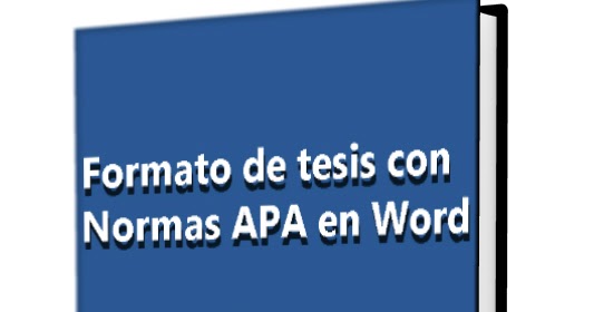 formato normas apa en word