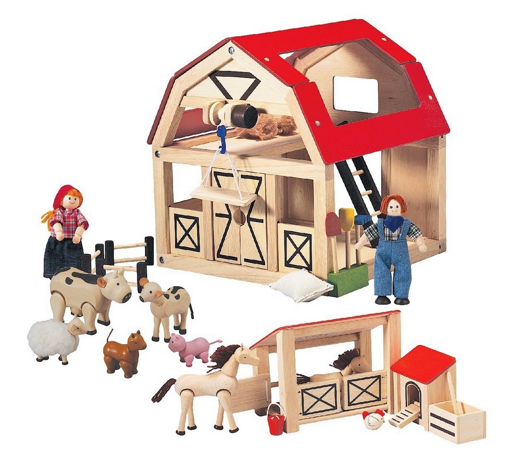 PlanToys Barn for 3 Years and Up. best farm toys. 