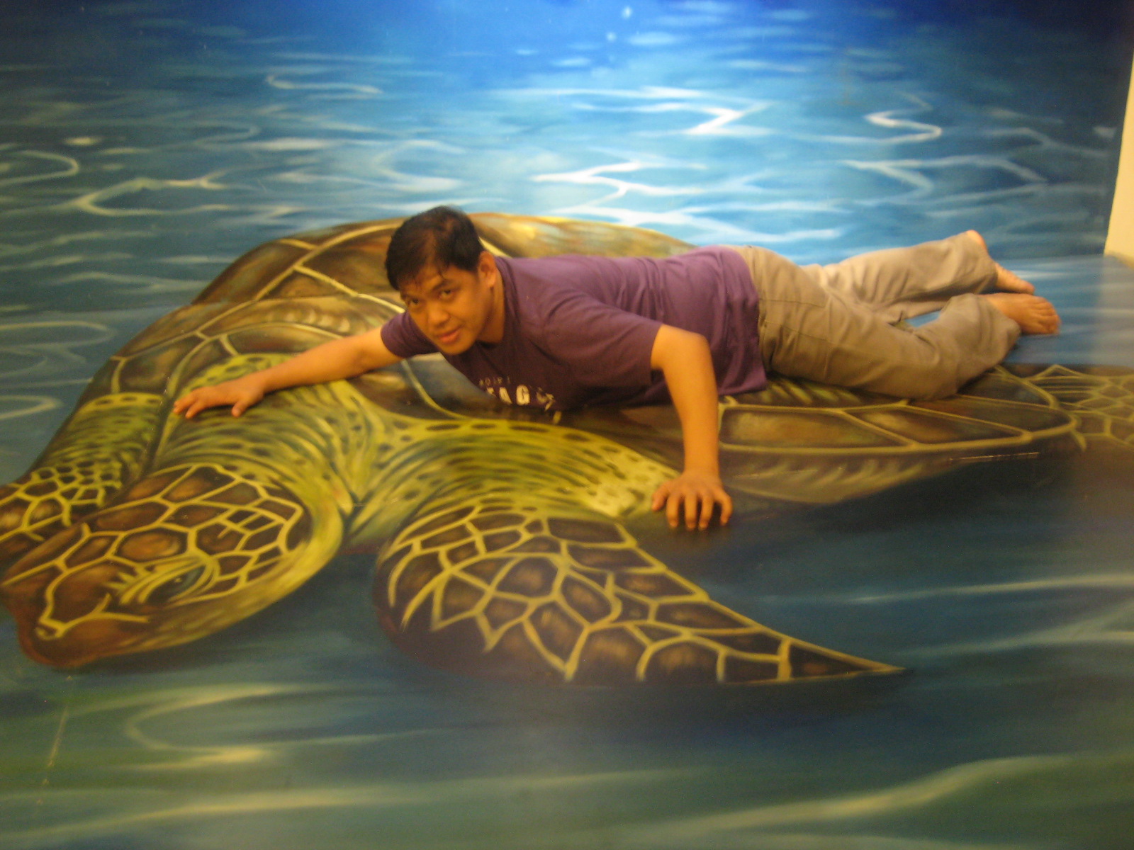 A shot with a shot. Amazing Virtual Zoo Experience