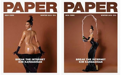 Kim Kardashian, CyberTribu, Internet, Social Media Marketing, Meme, Paper Magazine, Jean-Paul Goude