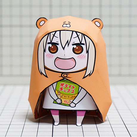 Himouto Umaru Chan Umaru Doma Papercraft Paperized Crafts