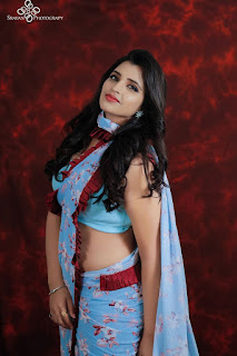 Anchor shyamala Latest saree photoshoot