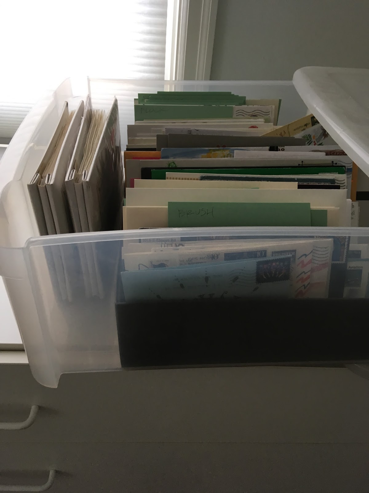 pushing the envelopes Envelope Storage Archive