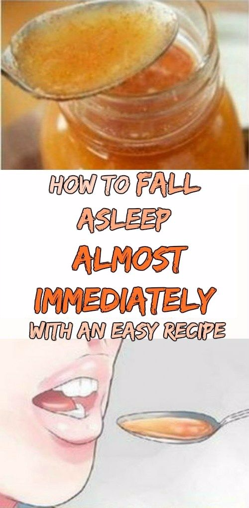 How to Fall Asleep Almost Immediately with an Easy Recipe HEALTHYTIPS