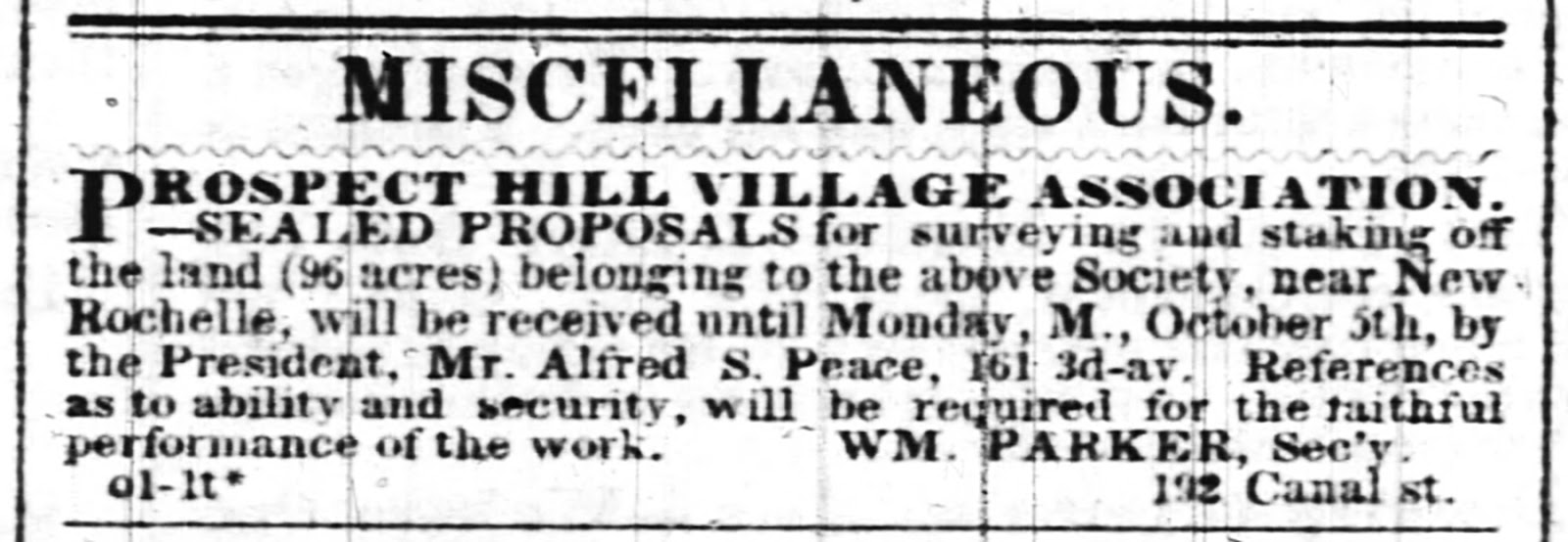 Historic Pelham More Early References to Development of Prospect Hill
