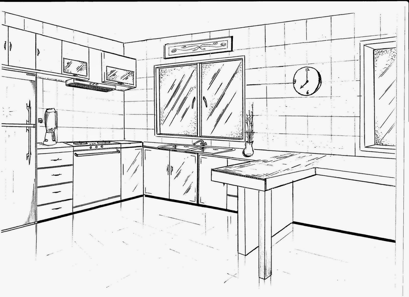  kitchen design drawings