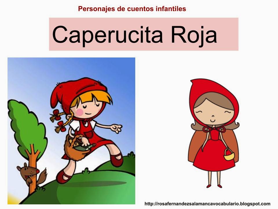 Vocabulario en imágenes. Maestra de Infantil y Primaria.: Personajes de  cuentos infantiles