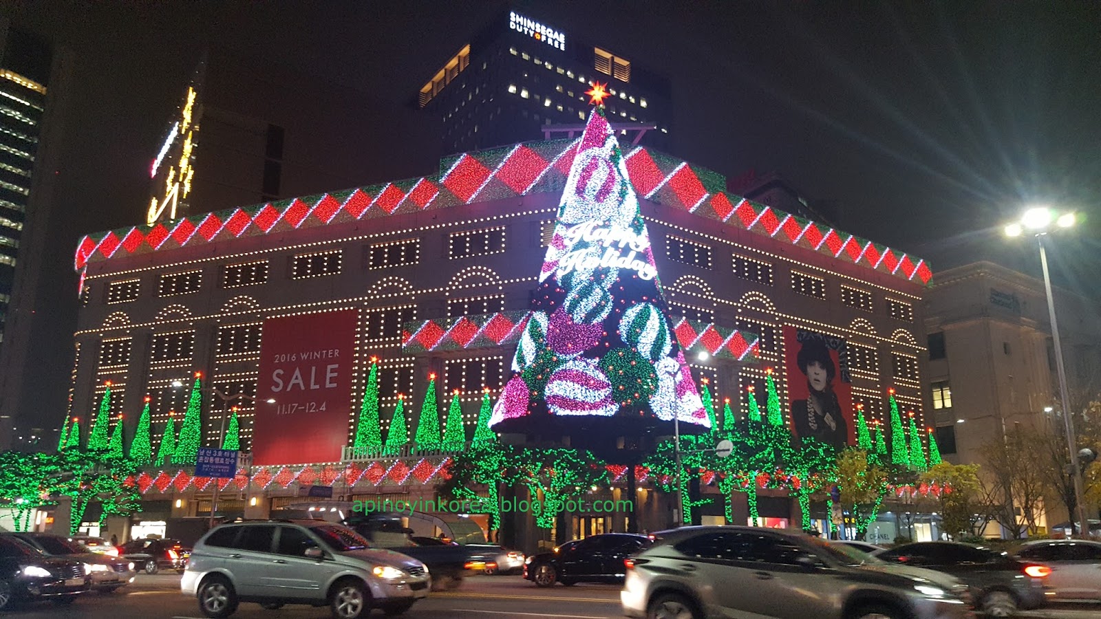 A Pinoy in Korea Christmas Display Shinsegae