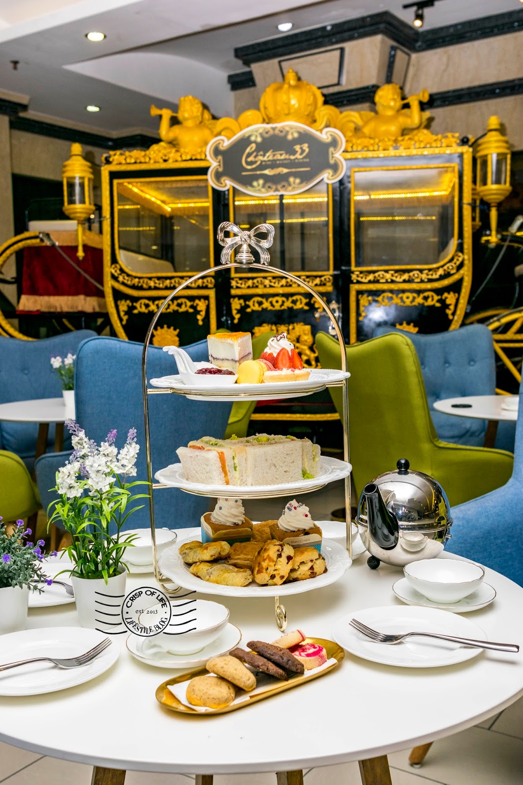 Chateau 33 High Tea Set Lot 33, Prangin Mall, Penang