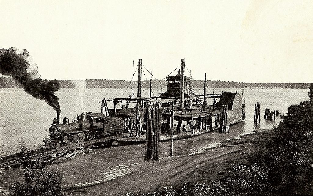 Industrial History IC Ferry between Brookport, IL and Paducah, KY