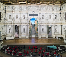 Scamozzi's stage set at the Teatro Olimpico in Vicenza